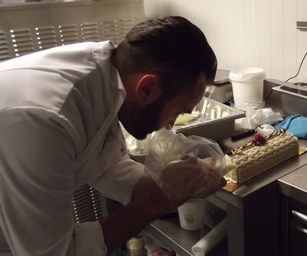 eleve glacier en action